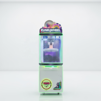 Machine à prix d'arcade à monnayeur, type tambour de jeu de bingo métallique, garantie 1 an, en anglais, mini lumière clignotante