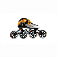 Patins à roulettes en fibre de carbone RS Professional à 3 ou 4 roues pour adolescents et adultes, taille unique, cadre en aluminium
