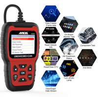 Ancel, AS500 OBD2 escáner OBD 2 motor lector de código OBD herramienta de diagnóstico del coche multilingüe actualización gratuita ODB2 de escáner