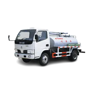 4x2 5 metros cúbicos de aguas residuales fecales camión de succión de nuevo para venta