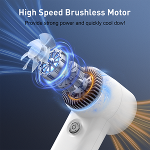 Ventilador de Mano Eléctrico Portátil Mini al por Mayor con Pantalla de Velocidad, Ventilación USB y Alimentación por Batería, Tres Velocidades para Uso en Coche - Product Image 4