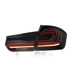 Para <span class=keywords><strong>BMW</strong></span> <span class=keywords><strong>Serie</strong></span> <span class=keywords><strong>3</strong></span> F30 13-18 Montaje de luz trasera Modificación a estilo <span class=keywords><strong>CSL</strong></span> Luces de conducción LED rojas con señales de giro que fluyen Nuevo - Product Image 3