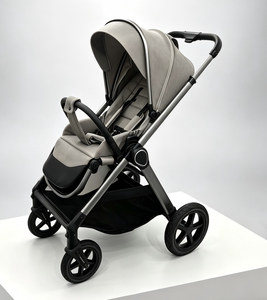 Poussette de luxe multifonction 4-en-1 avec nacelle, berceau et siège auto – Vente en gros, personnalisation disponible - Product Image 1