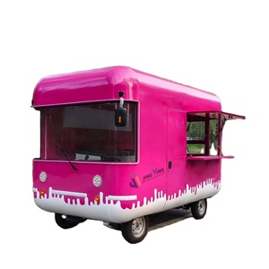 <span class=keywords><strong>Prix</strong></span> de gros Cater Ice Cream Mobile Food Truck Fabrication Trailer Food Cart Voiture alimentaire mobile à vendre - Product Image 1