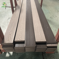 Offre Spéciale 3D gaufrage solide Composite Decking nouveau anti-dérapant étanche WPC revêtement de sol extérieur pour jardin balcon moderne