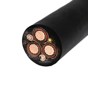 15kV Type MP GC Cable 133% XLPE/EPR Insulation copper tape shield 3 conductor with ground wire 500MCM cable