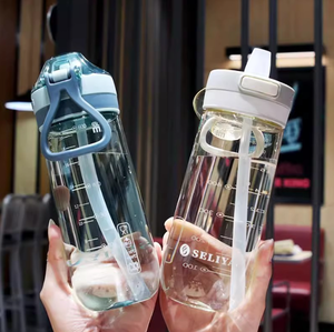 Hot Sale Outdoor Portable <strong>Plastic</strong> Water <strong>Bottle</strong> <strong>500</strong> ML 650ML Sport Water <strong>Bottle</strong> - Product Image 1
