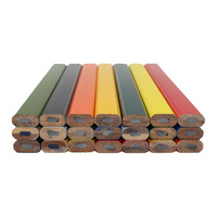 Cadeau idéal, cadeau promotionnel, crayon de charpentier, matériau en peuplier, crayons HB standard, vente en gros, crayon en bois personnalisé pour la construction