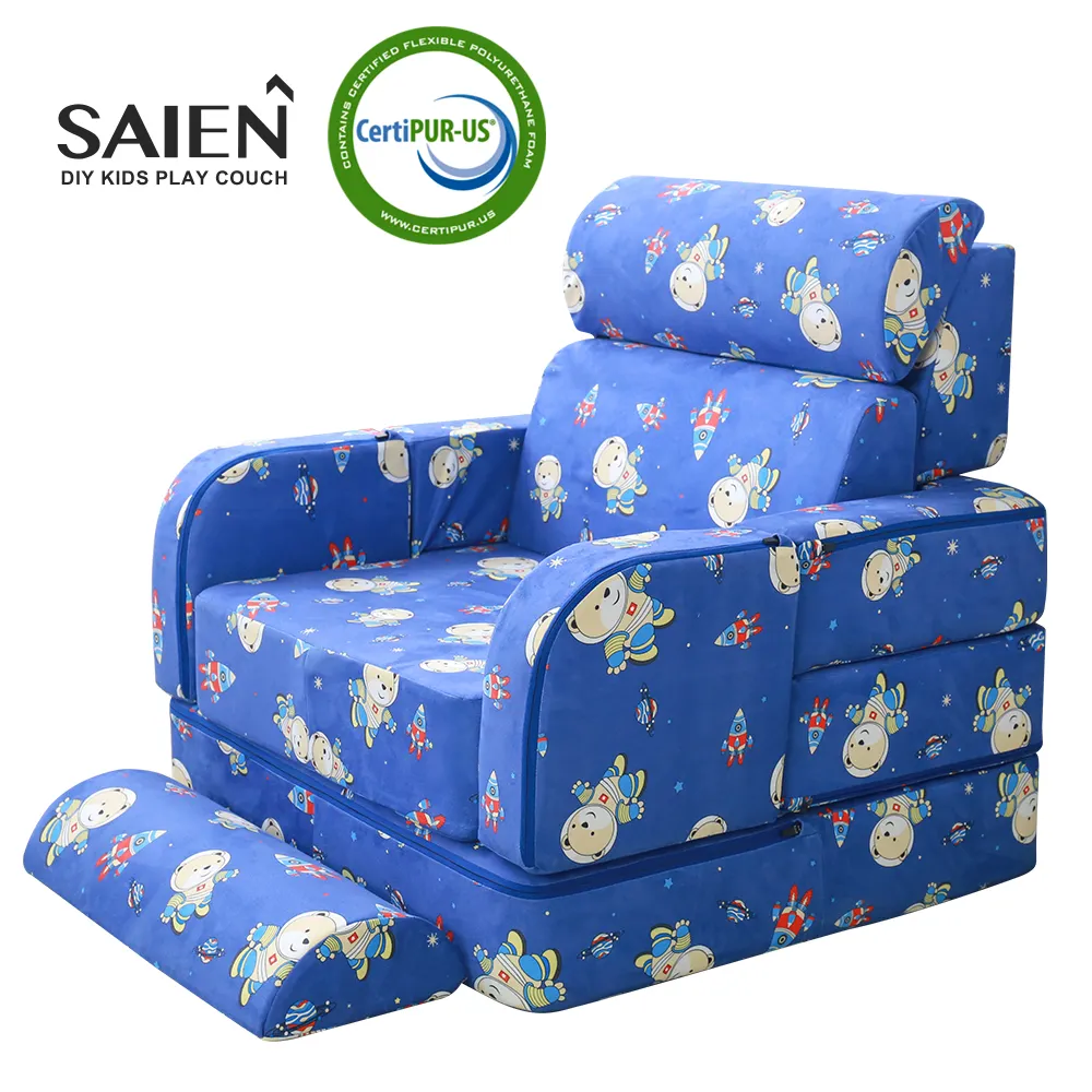 Promotion Certipur-us Zertifizierung Schaum Spiel couch Niedliche Kinder möbel Diy Spiel Baby Stuhl Sofa Kinder spielen Couch