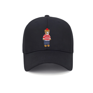 Casquette de baseball rouge et blanche Sweater Bear Patch - Product Image 6