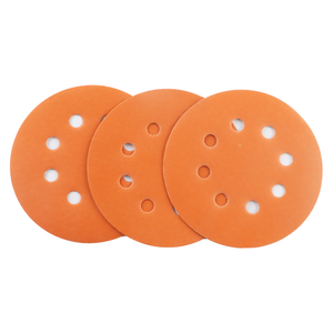 OEM disco levigante a rete 150mm <span class=keywords><strong>dischi</strong></span> leviganti in ceramica arancione senza polvere disco abrasivo a maglia con gancio e anello abrasivo per sostituire <span class=keywords><strong>Mirka</strong></span> Abranet - Product Image 1