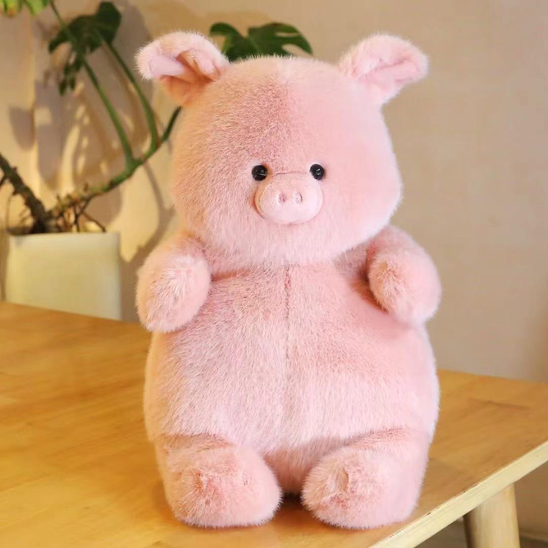 40cm new lazy series-pink pig