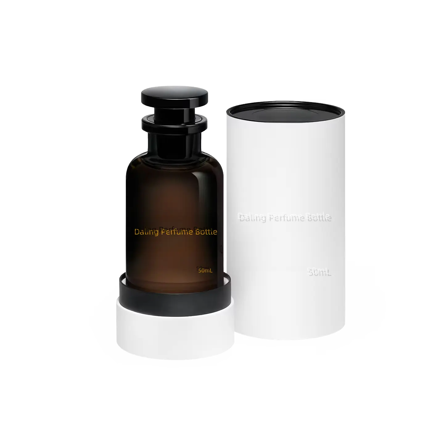 Proveedor personalizado, botella de Perfume de 100ml, 50ml, diseño único de Perfume, rociador, botella de Perfume, botella de vidrio con caja