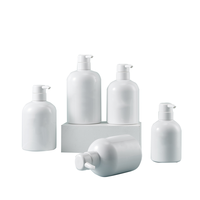 Bouteille vide de shampooing de lotion pour le corps de presse d'hôtel de luxe personnalisée 200ml emballage de cosmétiques en plastique HDPE de couleur mate