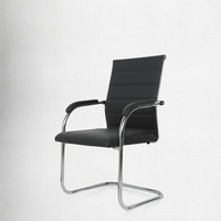 Chaise de bureau moderne et respirante en maille, avec pieds en métal, idéale pour les conférences, économique, du fabricant de Foshan
