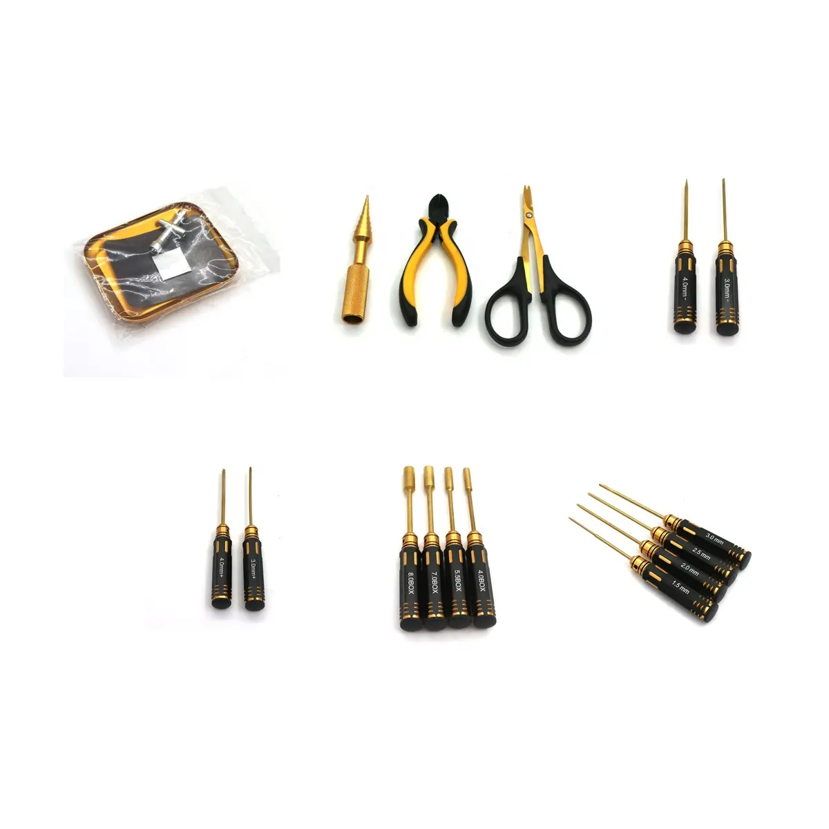 Mini Precision Hex Screwdriver Tool Set Allen Driver for RC Helicopter Drone Aircraft Model Repair Tools Rc Hex Screw Driver