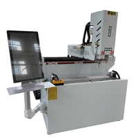 Machine de perçage et de fraisage CNC à double tête pour profilés en aluminium, équipement de traitement des portes et fenêtres en aluminium