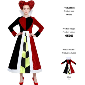 Nuevo Vestido <span class=keywords><strong>de</strong></span> <span class=keywords><strong>Reina</strong></span> <span class=keywords><strong>de</strong></span> Corazones, <span class=keywords><strong>Disfraz</strong></span> Divertido <span class=keywords><strong>de</strong></span> <span class=keywords><strong>Reina</strong></span> del Póker para Fiesta, Actuación o Halloween - Product Image 3