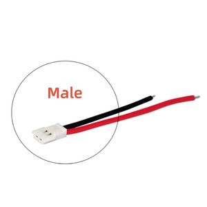 موصل كابل ذكر وأنثى 2.0 مم، موصل هوائي ثنائي السن، محول قابس ومقبس JST PH، للسيارات والدراجات النارية، PVC، IP67، نحاس - Product Image 5