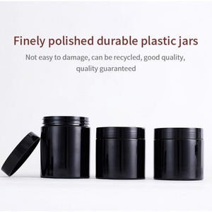 บรรจุภัณฑ์เครื่องสำอาง 100 มล. 150 มล. 200 มล. 250 มล. ขวดครีมพลาสติก PET สีเหลืองอำพัน สีดำ ฝาเกลียว พิมพ์โลโก้ตามสั่งด้วยซิลค์สกรีน - Product Image 5