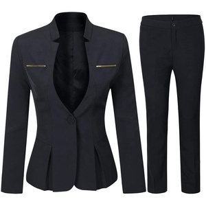 Offizielle Rock anzüge für Damen Profession elle Kleidung Büro Blazer Arbeits hose Braut hosenanzug Koreanische Kleidung Business-Anzug - Product Image 4