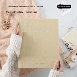 Libro de Registro de Crecimiento para Niños Pequeños, Modelo Nuevo 2025, Éxito de Ventas en <span class=keywords><strong>Amazon</strong></span>, Tamaño B5, Cubierta de Tela, Diario para Bebés, Cubierta de Tela Impresa A4, Regalo - Product Image 2