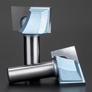Huhao Alta Qualidade Broca Reta Corte Industrial Métrica Clear Bottom Cortador Carpintaria Cortador de Slotting Cortador Router Bit - Product Image 4