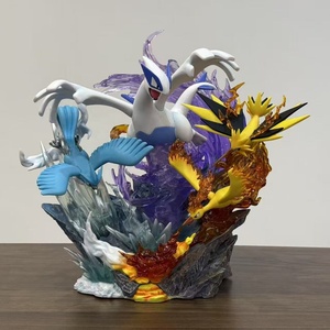 Poke-moned GK Ash <b>Family</b> <b>Photo</b> Poke-moned Quartet Glowing Statue Box Figurine - Product Image 1