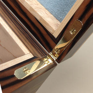 Пользовательские 90-градусные латунные боковые шарниры, металлическая шкатулка для ювелирных изделий, шарнир - Product Image 4