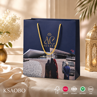Bolsa de Papel para Compras con Impresión Personalizada, Tarjeta de Visita, Folleto, Sobre, Set de Marca Corporativa, Logotipo en Lámina Dorada, Venta al Por Mayor, Certificado Ecológico