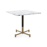 Table en marbre pour restaurant commercial carré moderne 70*70