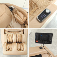 Sillón de Masaje de Cuerpo Completo 4D 5D de Gravedad Cero, Precio de Fábrica, OEM, Eléctrico, con Pantalla Táctil de Lujo y Masaje de Pies