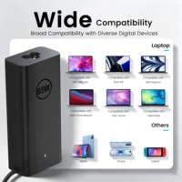 USB-C catu daya komputer 65W Desktop Laptop adaptor daya untuk Dell Chromebook Asus Lenovo HP Laptop MacBook ponsel