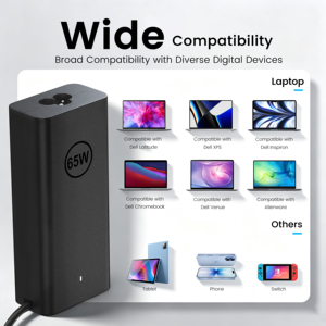 USB-C 65W caricabatterie per Computer Desktop per Computer portatile adattatore di alimentazione per Dell Chromebook <span class=keywords><strong>Asus</strong></span> Lenovo HP portatile MacBook - Product Image 6
