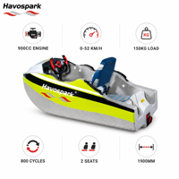 Havospark Prix Usine Mini Bateau Jet Électrique à Propulsion Jet 72V, Bateau EPP