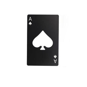 <b>Creative</b> Stainless Steel <b>Tavern</b> Bottle Opener Manual Key-Shaped Key Playing Card Design Wine Personalized Logo Eco-Friendly - Product Image 3