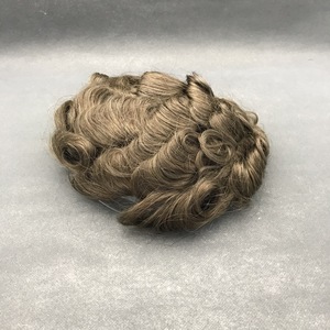 Prothèse capillaire complète en PU pour <span class=keywords><strong>homme</strong></span>, en cuir pleine fleur, demi-boucle, 0.08 0.06, PU transparent, entièrement tissée à la main - Product Image 4