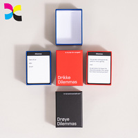 Jeu de cartes d'affirmation, boîte en carton de haute qualité, cartes flash, impression personnalisée, jeux de cartes sur mesure