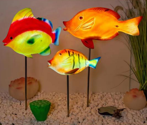 Thương mại ngoài trời bức tượng kích thước lớn ngoài trời tác phẩm điêu khắc hồ cá Chủ Đề Công viên trang trí Sợi Thủy Tinh Cá ánh sáng động vật figurine - Product Image 4