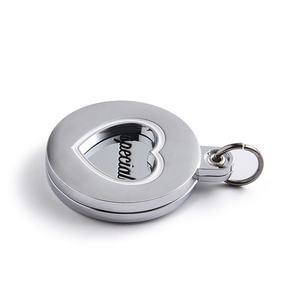Customized <b>Personalized</b> High Quality Metal Creative Mini Travel Pocket Folding Mirror <b>Keychain</b> - Product Image 4