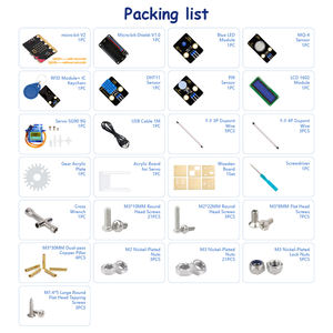 ชุดของเล่นทางการศึกษาสำหรับเด็กและผู้ใหญ่ชุดอุปกรณ์การเรียนรู้ไม้เป็นมิตรต่อสิ่งแวดล้อม DIY ก้านไมโครบิต - Product Image 5