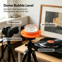 Niveau à bulle circulaire 50 mm avec échelle pour le nivellement des remorques OEM Faible MOQ
