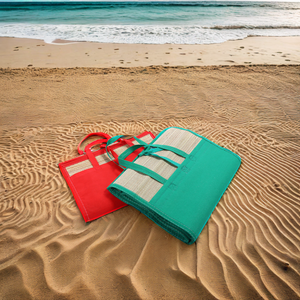 Tappetino da spiaggia per adulti pieghevole portatile materasso stampato in <span class=keywords><strong>paglia</strong></span> impermeabile e impermeabile in poliestere per campeggio - Product Image 3