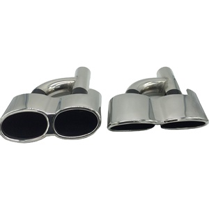Embouts de silencieux en acier inoxydable pour <span class=keywords><strong>Mercedes</strong></span>-Benz <span class=keywords><strong>Classe</strong></span> S W221 S320 S500 S600 S65 <span class=keywords><strong>AMG</strong></span> Système d'échappement Tuyaux d'échappement de voiture - Product Image 5