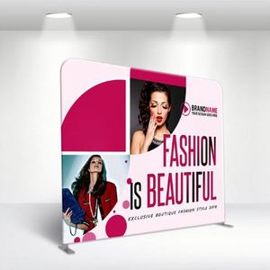 Direct Factory Sale Aluminum Tube Frame Photo Booth <b>Backdrop</b> <b>Stand</b> with Pillowcase Digital Printing Techniques for Graphics - Product Image 1