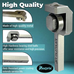 Assorts Burnishing <b>Tool</b> 3/8 X 1/2 X 2-3/8 Shank Light Duty <b>Lathe</b> <b>Tool</b> HRC 18-68 - Product Image 3