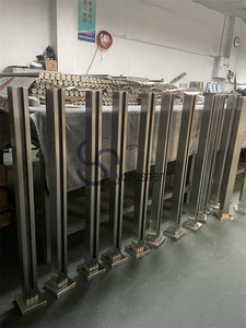 Thép không gỉ lan can bài cầu thang banisters kính thiết kế kênh - Product Image 6