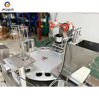 Machine de remplissage rotative à grande vitesse entièrement automatique pour sauce chili/sauce tomate/sauce salade, machine de remplissage rotative pour sauce liquide en gobelet