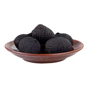 Manufacturer high quality peeled black garlic Chinese black garlic fermented black garlic