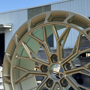 Factory20 21 22 23 24 26 Inch Giả Mạo Monoblock Bánh Xe Tùy Chỉnh 5X114.3 Vàng 6061-T6 Hợp Kim Xe Hơi Sang Trọng Bánh Xe Cho Xe Đua - Product Image 6